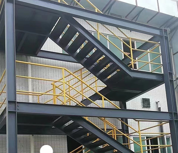 清远市外墙钢结构楼梯